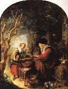 Gerrit Dou The Fritter Seller oil painting on canvas